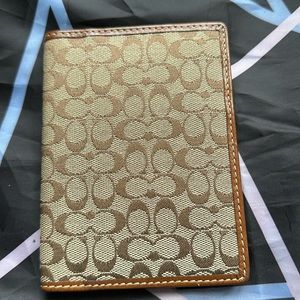 Coach passport cover